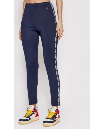 Tommy Jeans Leggings Tape DW0DW11325 Sötétkék Slim Fit