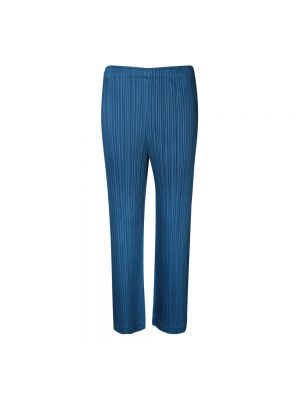 Spodnie Issey Miyake niebieskie