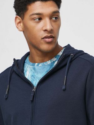 Pamučna hoodie s kapuljačom Medicine plava