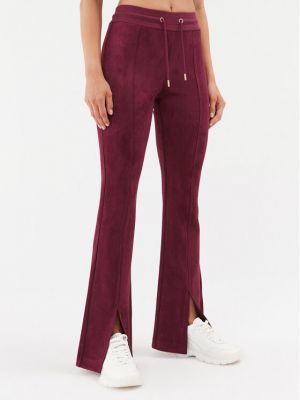 Pantaloni slim fit Guess violet