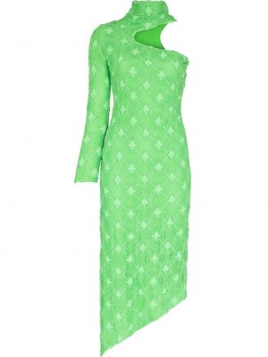 Миди рокля Rejina Pyo зелено