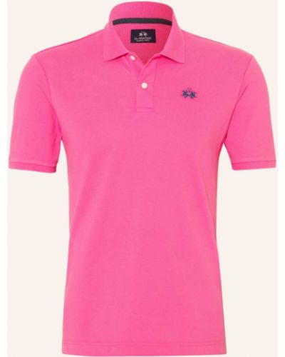 T-shirt La Martina, różowy