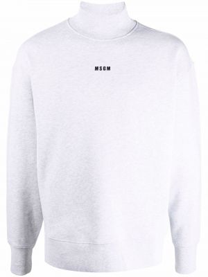 Sweatshirt mit print Msgm grau