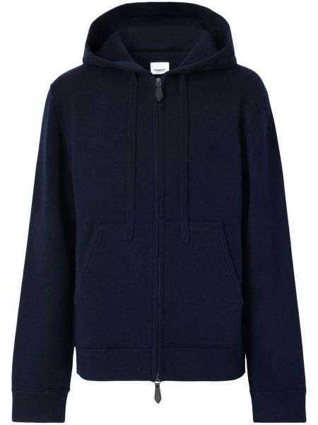 Kaschmir hoodie Burberry blau