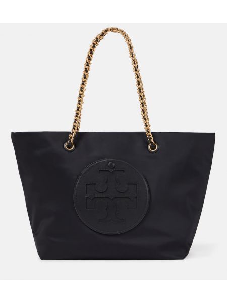 Τσάντα shopper Tory Burch μαύρο