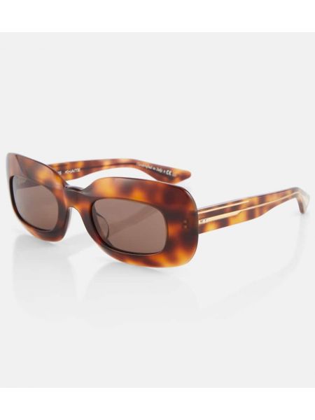 Okulary przeciwsłoneczne Khaite brązowe