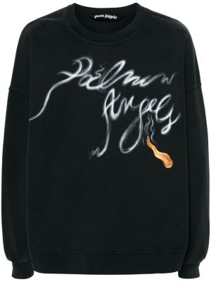 Sweatshirt aus baumwoll Palm Angels schwarz