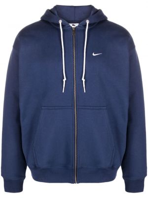 Mikina s kapucňou Nike modrá