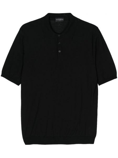 Medvilninis polo marškinėliai Ballantyne juoda