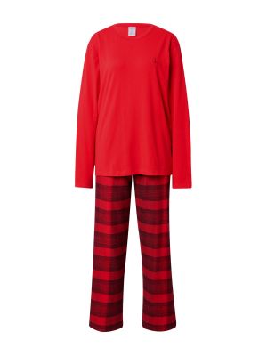 Pidžama bootcut Calvin Klein Underwear crvena