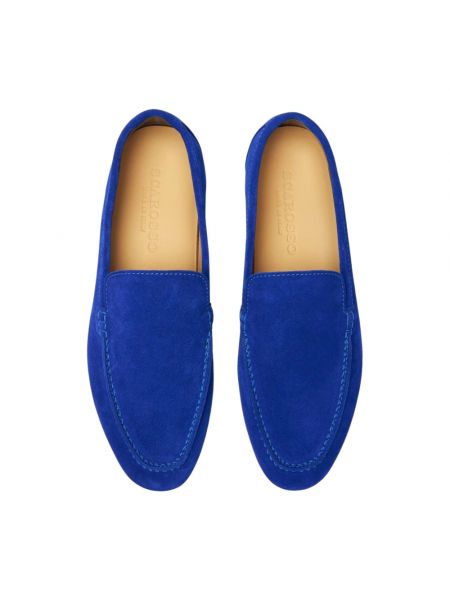 Wildleder loafer Scarosso blau