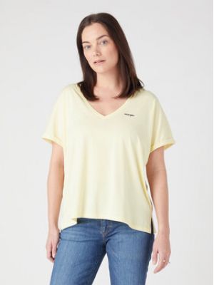 T-shirt Wrangler jaune