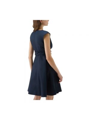 Mini vestido de algodón Woolrich azul