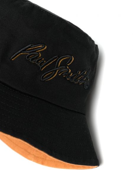 Bavlněný klobouk Paul Smith černý