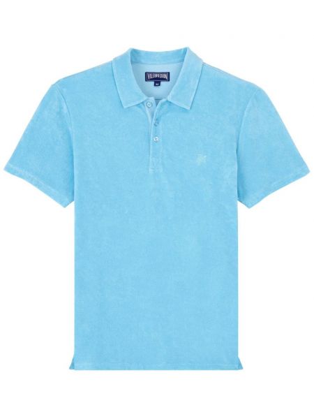 Pamut hímzett pólóing Vilebrequin kék
