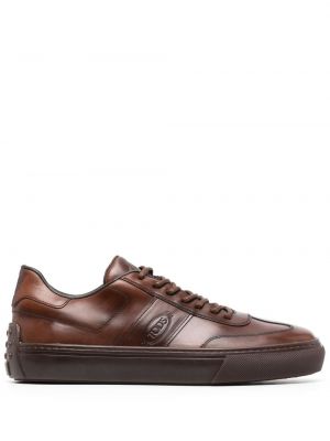 Nahast tennised Tod's pruun