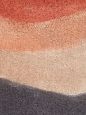 Echarpe à imprimé à motifs abstraits Faliero Sarti orange