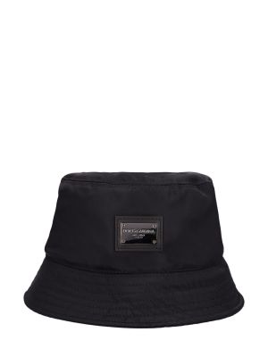 Найлонова шапка Dolce & Gabbana черно