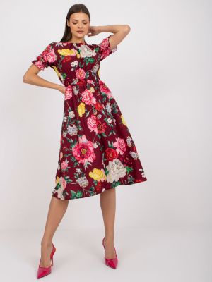 Μίντι φόρεμα με σχέδιο Fashionhunters