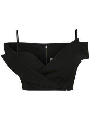 Crop top Alexander Mcqueen svart