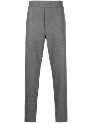 Спортни панталони бродирани Moncler сиво