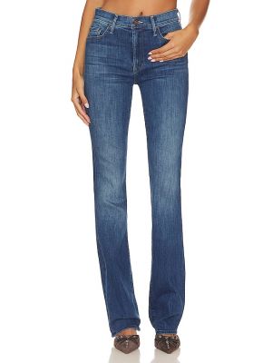 Straight jeans mit absatz Mother blau