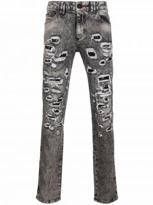 Jeans skinny slim fit Philipp Plein grigio