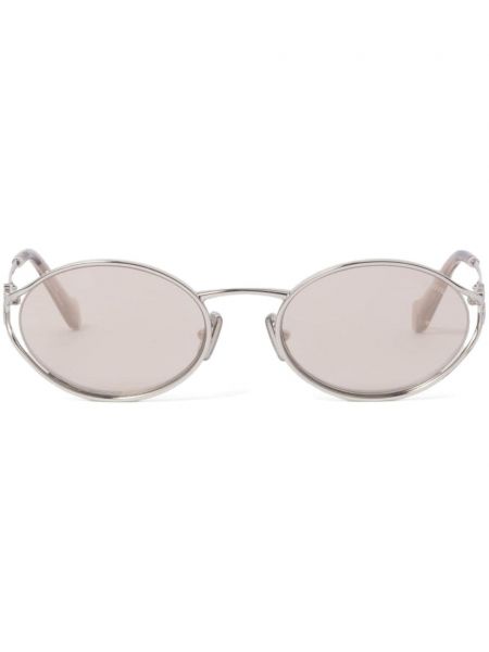 Silmälasit Miu Miu Eyewear hopea