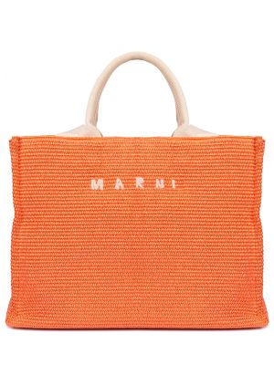 Оранжевая сумка Marni