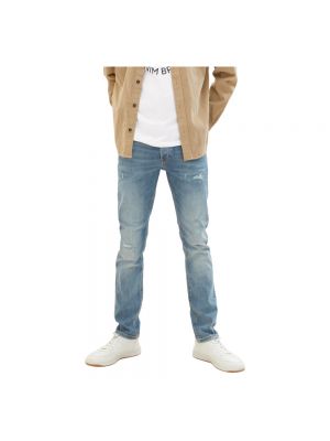 Slim fit zerrissene skinny jeans Tom Tailor blau