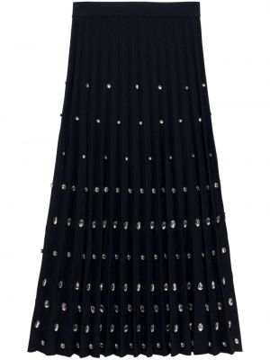 Krištáľová midi sukňa Simkhai čierna