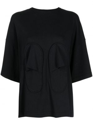 Bavlnené tričko A.w.a.k.e. Mode čierna