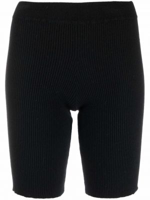 Pantalones cortos de ciclismo de cintura alta Ami Amalia negro