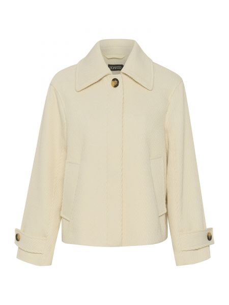 Prijelazna jakna Soaked In Luxury bijela