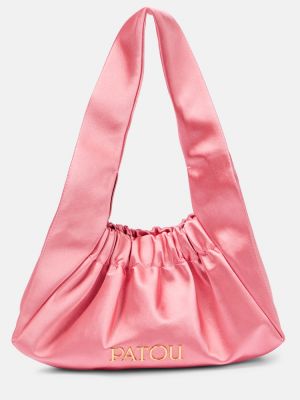 Satenska torbica za čez ramo Patou roza