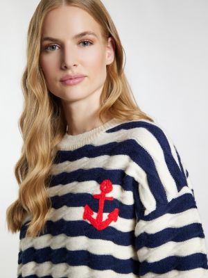Памучен пуловер Dreimaster Maritim