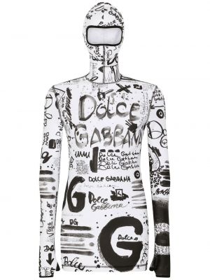 Džerzej čiapka s potlačou Dolce & Gabbana