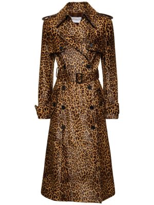 Vlněný kabát Michael Kors Collection hnědý
