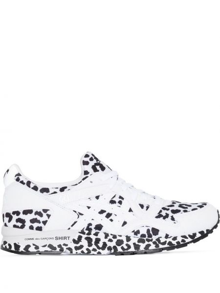 Leopard sneakers Comme Des Garcons Shirt hvit