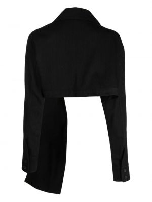 Bavlněná bunda Yohji Yamamoto černá