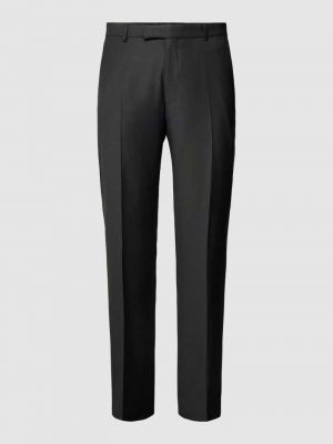 Spodnie w jednolitym kolorze Joop! Collection czarne