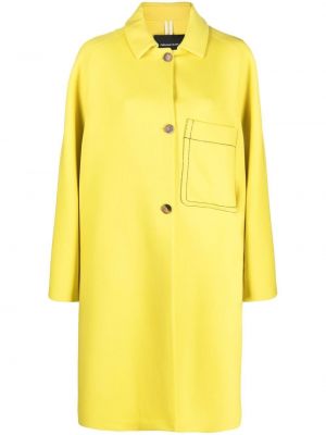 Oversized παλτό με κουμπιά Fabiana Filippi κίτρινο