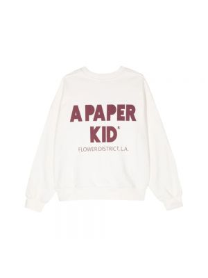 Bluza z nadrukiem z dżerseju A Paper Kid