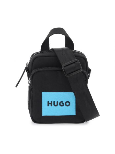 Czarna torba na ramię Hugo Boss