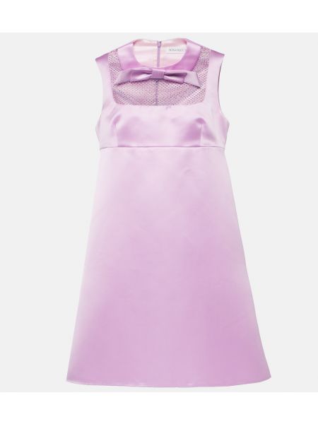Атласное платье мини Nina Ricci