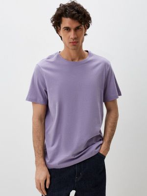 Фиолетовая футболка Ostin