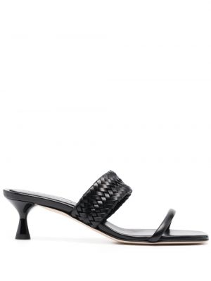 Kožené sandály s mašlí Dear Frances černé