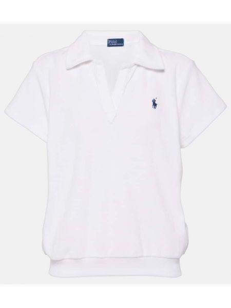 Kokvilnas polo krekls Polo Ralph Lauren balts