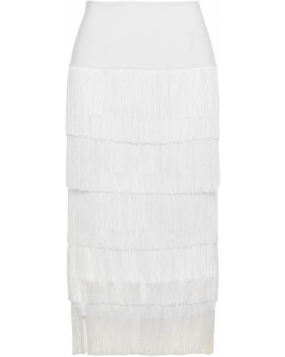 Bílé midi sukně Norma Kamali