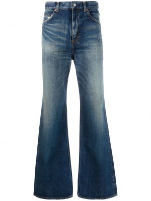 Zvonové džíny Saint Laurent modré